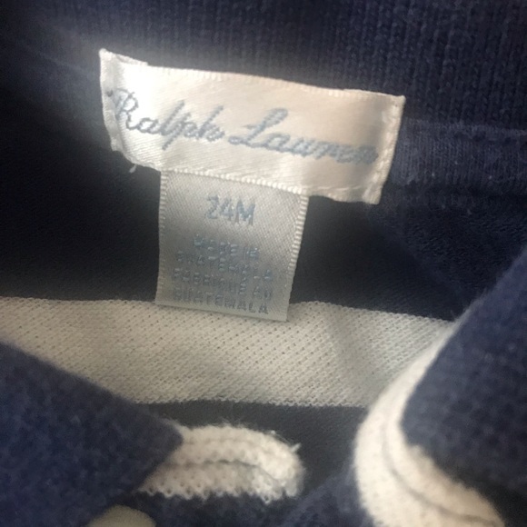 Polo Ralph Lauren Boys Cotton Mesh Polo Shirt 24 M - Picture 2 of 4